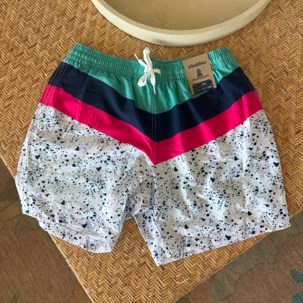 Chubbies Mint Green Swim Shorts